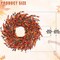 Fall Wreaths for Front Door with Pumpkin and Fall Leaves - 25" Thanksgiving Harvest Front Door Wreath Decor, Farmhouse Outdoor Fall Wreath, Large Autumn Wreaths for Outdoor/Indoor
